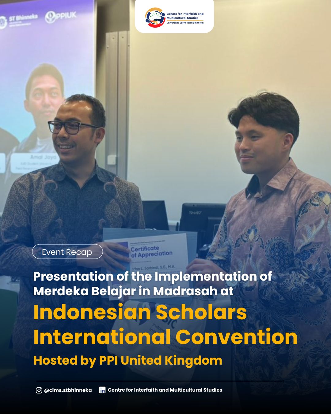 Presentasi Implementasi Kurikulum Merdeka di Madrasah di Indonesian Scholars International Convention (ISIC)